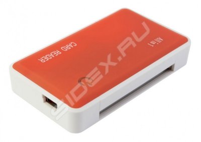       PC PET CR-211ROG USB 2.0 SDHC/CF/XD/MS/TF/M2 (24-in-1) Rubber Orange