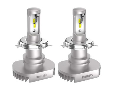    Philips Ultinon LED H4 12V P43t-38 6200K 11342ULWX2 (2 )