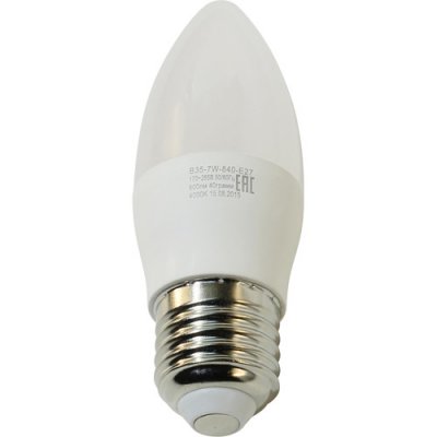    LED   B35 E27 7W, 220V (B35-7w-840-E27)  