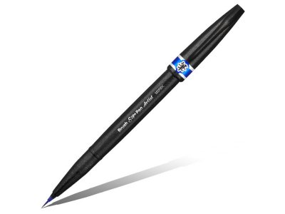    Pentel Brush Sign Pen Artist Ultra-Fine Blue SESF30C-C