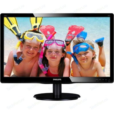    LCD PHILIPS 19.5" 200V4LSB2, 62(10) Black (LED, LCD, Wide, 1600x900, 5 ms, 90 , 65 , 200 cd,