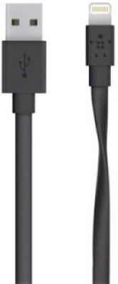    Belkin Mixit Flat Lightning to USB, Black F8J148bt04-BLK
