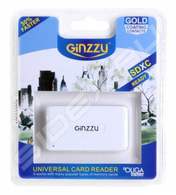     Ginzzu GR-416W CF/SD/SDHC/MicroSD/MS/xD/M2 