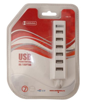    USB Mobiledata HB-71 USB 7 ports White