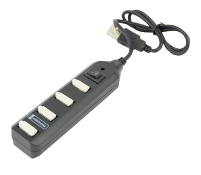    USB Mobiledata HDH-672 USB 4 ports Black