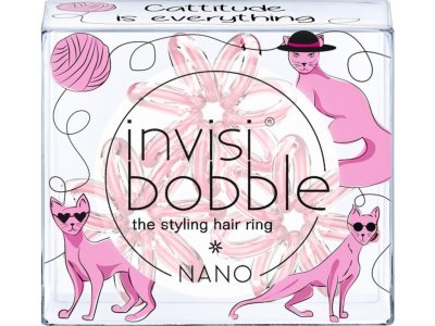      Invisibobble Nano Cattitude Is Everything 3  3079