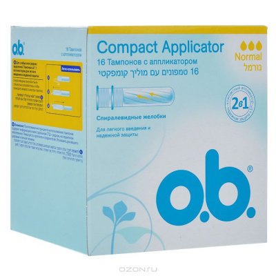   O.B.  "Compact Applicator Normal", 16 