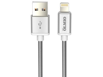    Olmio USB - Lightning 1.2m White 038645