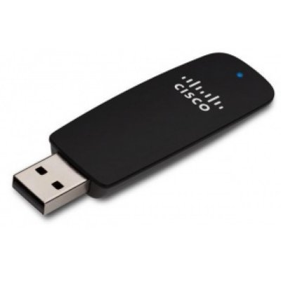    Cisco Linksys (AE1200) Wireless-N USB Adapter (802.11 b/g/n, 300Mbps)