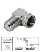      SAT Adapter F-Plug - F-Socket 90