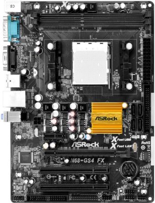     ASRock N68-GS4 FX R2.0 Socket AM3+ nForce 7025/nForce 630a 2xDDR3 1xPCI-E 16x 1xPC