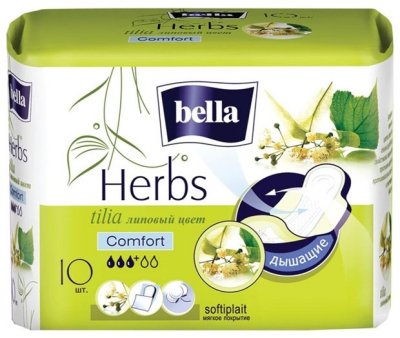   Bella    "Bella Herbs tilia komfort softiplait", 10  ( 