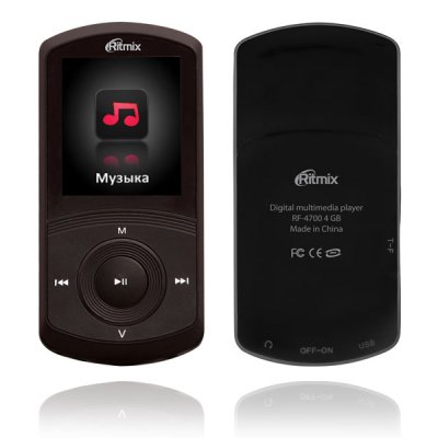   Ritmix (RF-4700-16Gb) Black (A/V Player,FM,16Gb,MicroSD,1.8"LCD,.,USB2.0,Li-Poly)