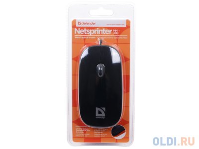    Defender  NetSprinter 440BO(-),USB 2 +1 -, , 1000 dpi