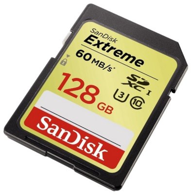     128Gb - SanDisk Extreme - Secure Digital XC Class 10 60Mb/s UHS-I SDSDXN-128G-G46