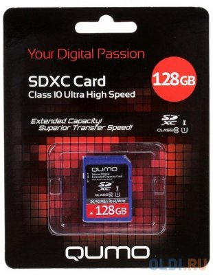     SDXC Class10 UHS-I 128Gb QUMO Overdrive Extreme (QM128GSDXC10U1EX300)