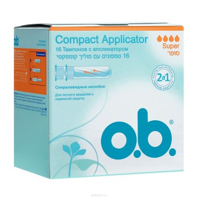   O.B.  "Compact Applicator Super", 2  1, 16 