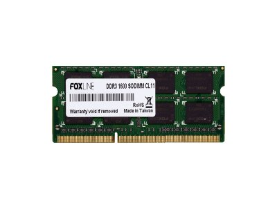     SO-DIMM DDR-III Foxline 2Gb 1600MHz PC-12800 (FL1600D3S11-2G(S))