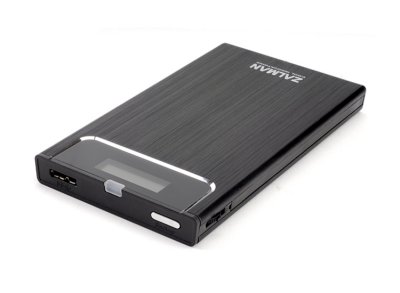     HDD 2.5" SATA-USB3.0 Zalman ZM-VE350 Black, Alum