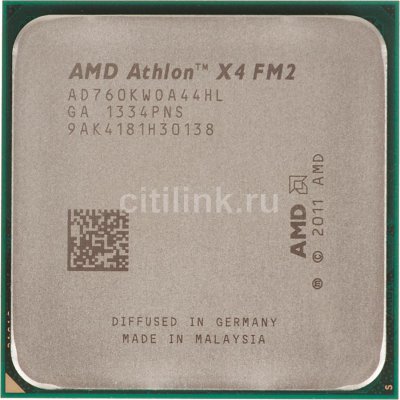    CPU AMD ATHLON II X4 760K Black Edition (AD760KW) 3.8 GHz/4core/ 4 Mb/100W/5 GT/s Socket FM2