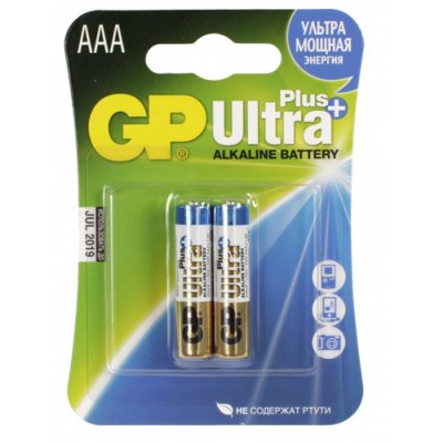    GP AAA - GP Alkaline Ultra Plus 24AUP-2CR2 (2 )