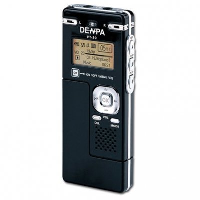 Товар почтой Диктофон Denpa VT-50 - 4Gb с беспроводным микрофоном