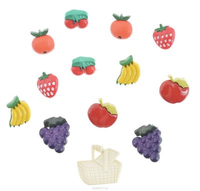       Buttons Galore & More "Fruit Basket", 13 