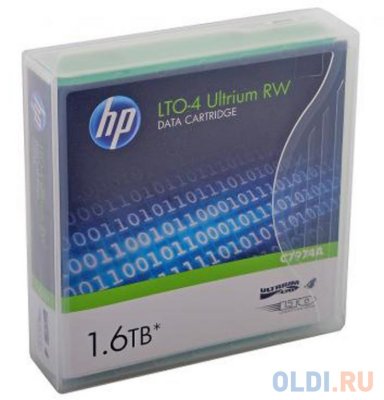     HP Ultrium LTO4 data cartridge 1.6TB RW C7974A