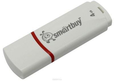   SmartBuy Crown 4GB, White USB-