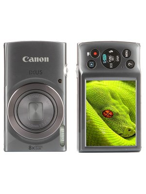    Canon IXUS 165 Silver (20Mp, 8x Zoom, 2.7" SD)