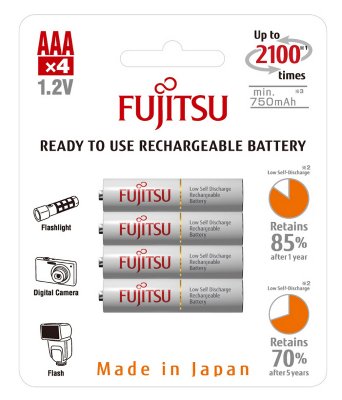    AAA - Fujitsu HR-4UTCEX(4B) 750 mAh (4 )