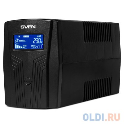    SVEN Pro 650 650VA/390W LCD, USB, RJ-45 (2 EURO)