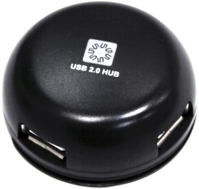    USB 2.0 5bites HB24-200BK 4 ports Black