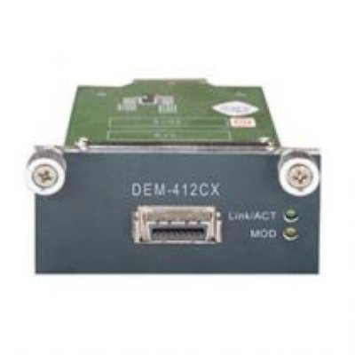   D-link DEM-412CX  10 Gigabit Ethernet Module with 1 CX4 Port for stacking, compatible with DG