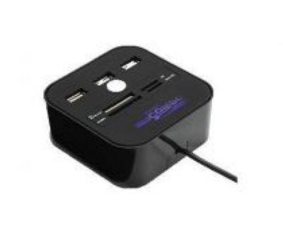   Konoos UK-29  USB 2.0 3xUSB, + 4     (SD/miniSD/MMC/MicroSD/MS/MSPRO
