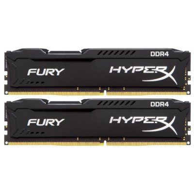     DDR4 32Gb 2400MHz PC-19200 Kingston HyperX Fury (HX424C15FBK2/32) (2x16Gb KIT)