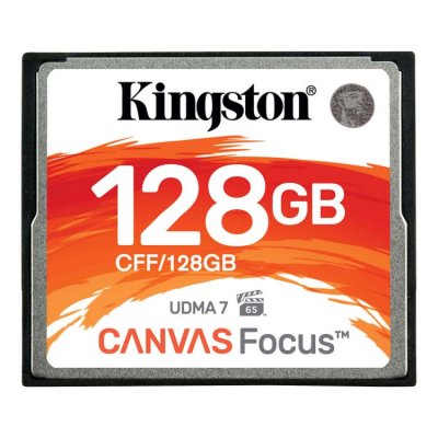     128Gb - Kingston Compact Flash Canvas Focus CFF/128GB