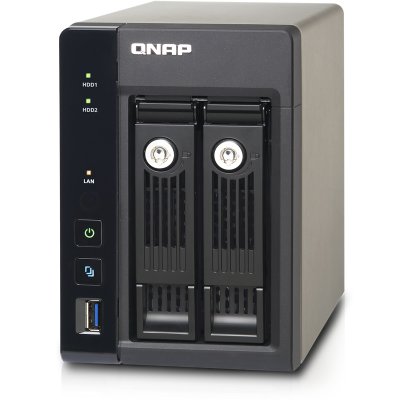     QNAP NAS Server (TS-253 Pro) (2x3.5"/2.5"HotSwap HDD SATA,RAID0/1,2xGbLAN,3xUSB3.0
