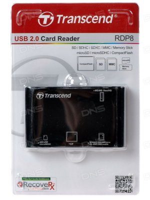     Transcend TS-RDP8K CF/MMC/SD/SDHC/microSDHC/MSduo/MSmicro 