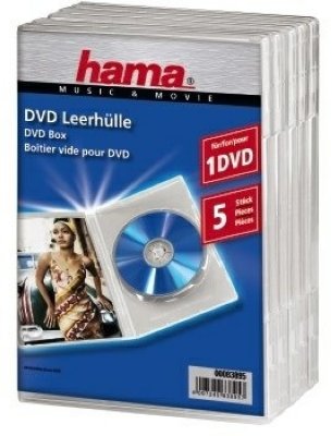     DVD Jewel Case, 5 ., , Hama-83895