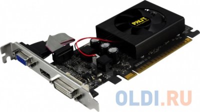   Palit GeForce GT 610  PCI-E Low Profile 2GB 64bit GDDR3 40nm 810/1070MHz DVI(HDCP)/HDMI/VG