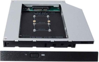     Espada MS12 (optibay, hdd caddy) mSATA SSD to miniSATA 12,7    SSD 