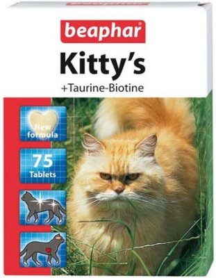   Beaphar  /    ,  (Kitty"s Taurine + Biotin), 75 .