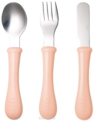   Beaba     Set of 3 Cutlery Inox  -
