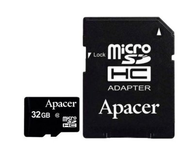     32Gb - Apacer - Micro Secure Digital HC Class 10 AP32GMCSH10-R    SD (