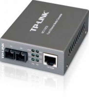    TP-LINK MC110CS 10/100M RJ45 to 100M single-mode SC fiber Converter, Full-duplex,up t