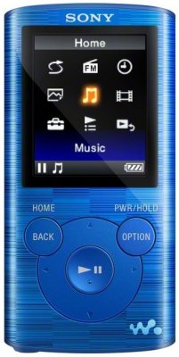    mp3  4Gb Sony Walkman NWZ-E383/L, Blue, 