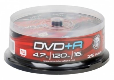    DVD-R Emtec 4.7 Gb, 16x, Cake Box (25), (25/2