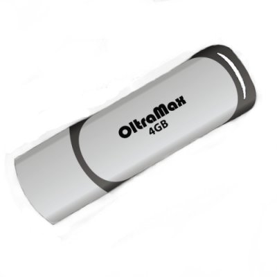    USB Flash Drive 4Gb - OltraMax 20 White OM004GB20-W