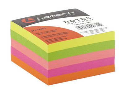    Lamark 85x85mm 500  5 Neon Colors NT0083